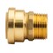 Quickfitting 1in Push-to-Connect x 1in MNPT Brass Male Straight Adapter Fitting LF832MR - alternate 2